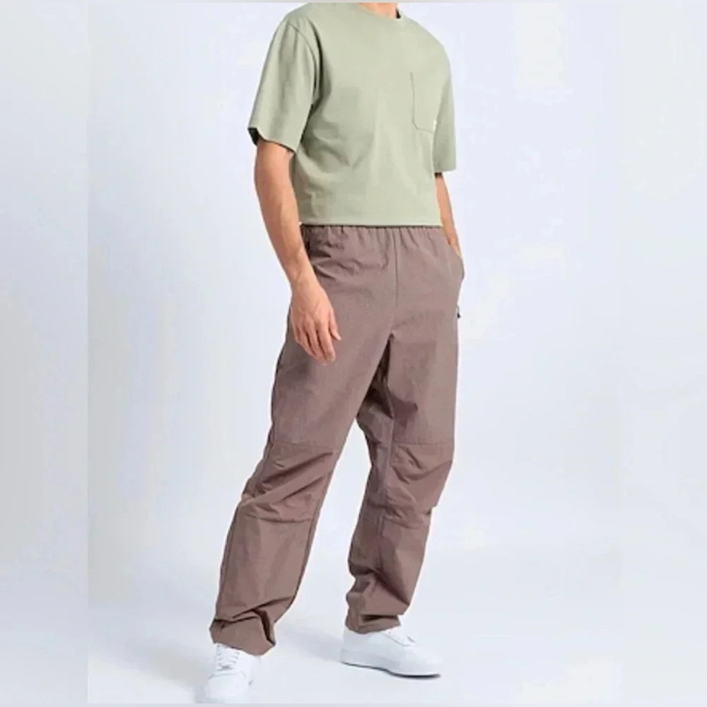 The North Face Convin Windwall Nylon Tan/White Micro Check Pants Men’s XXL NWT